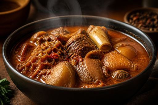 Assorted pepper soup
