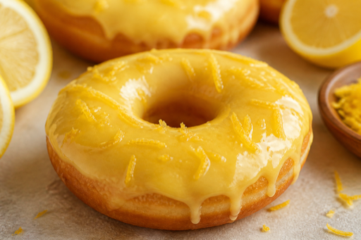 Lemon zest donut